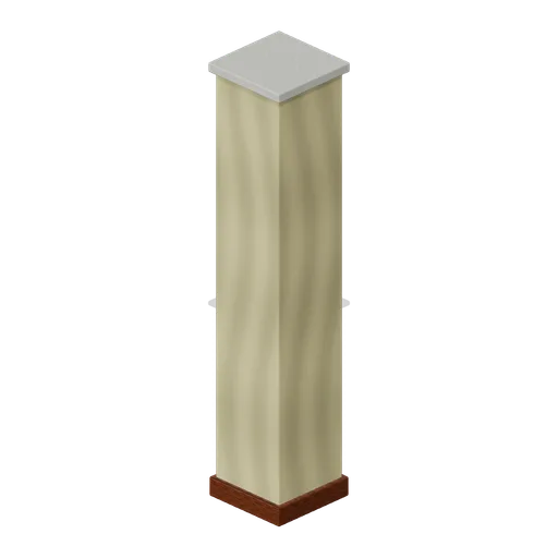 Wallpaper pillar (Backrooms and Liminal Spaces Kit)