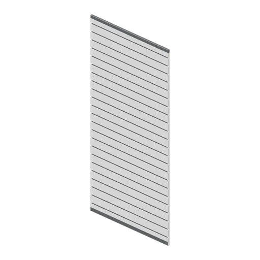 Slatwall panel 1.2 by 2.4 m (Retail Store Fixtures and Mall)