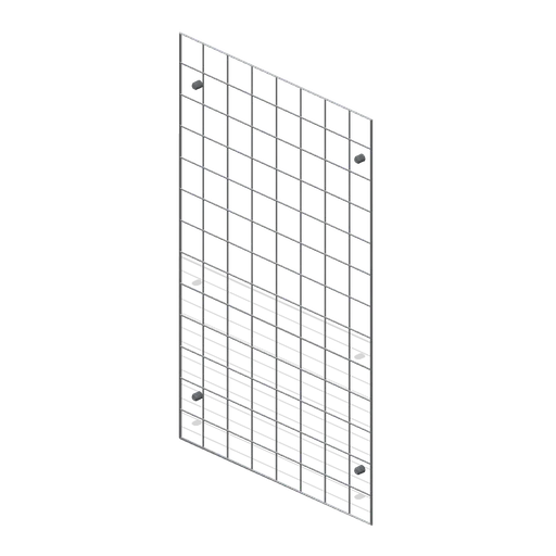 Gridwall panel 1.2 by 2 m (Retail Store Fixtures and Mall)