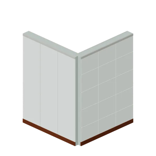 Tiled pool corner (Liminal Spaces Kit)