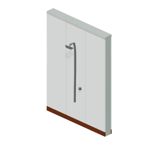 Shower head wall (Liminal Spaces Kit)