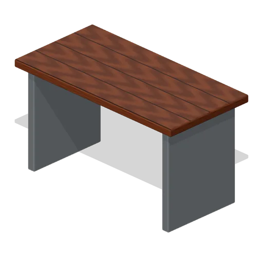 Empty desk (Backrooms and Liminal Spaces Kit)