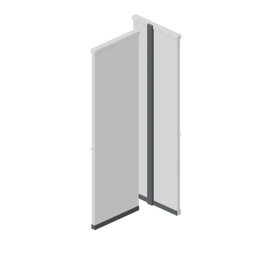 Fitting room corner module (Retail Store Fixtures and Mall)