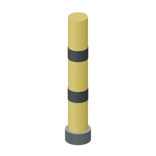 Parking bollard (Liminal Spaces Kit)