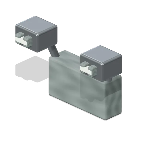 Twin emergency light (Liminal Spaces Kit)