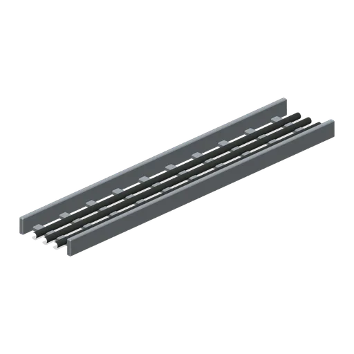 Loaded cable tray (Liminal Spaces Kit)