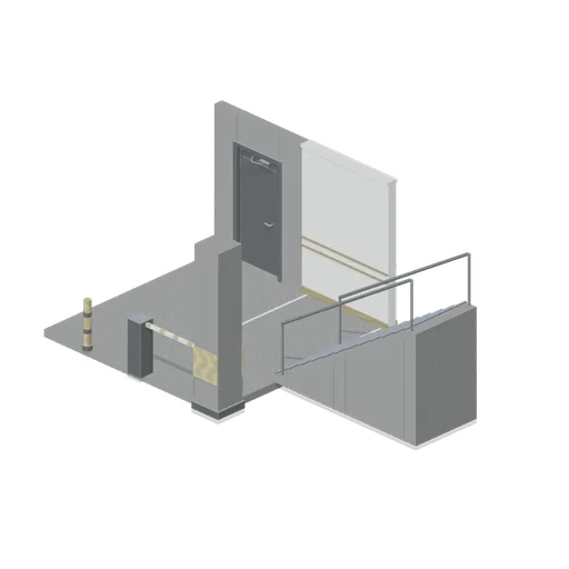 Garage to stairwell (Liminal Spaces Kit)