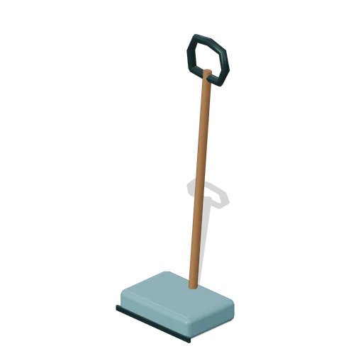 Wide snow shovel (Almanac Gardens)