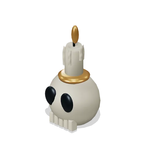 Skull-shaped votive (Hollowwick Halloween)