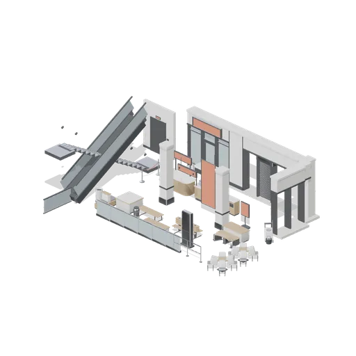 Mall concourse (Retail Store Fixtures and Mall)