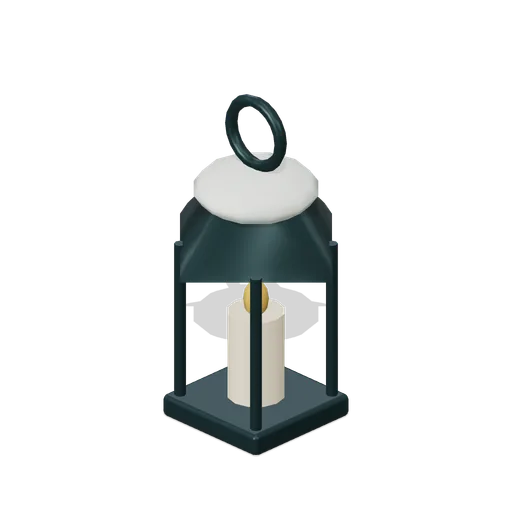 Snow-capped winter lantern (Almanac Gardens)
