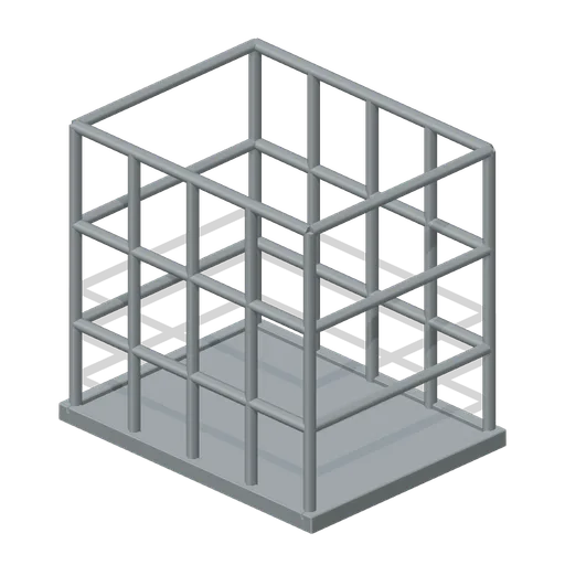 Wire Basket Bin (Salvage and Repair Workshop)