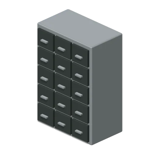 Component Drawer Cabinet (Salvage and Repair Workshop)