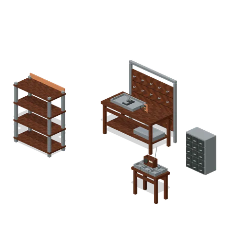 Electronics Repair Bay (Salvage and Repair Workshop)
