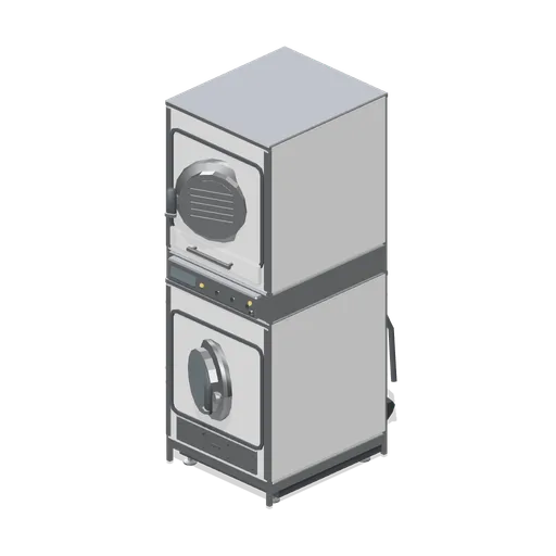 Stacked commercial washer and dryer 700 (Laundromat and Cleaning Services)