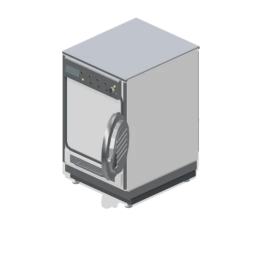 Commercial tumble dryer 800, open door (Laundromat and Cleaning Services)