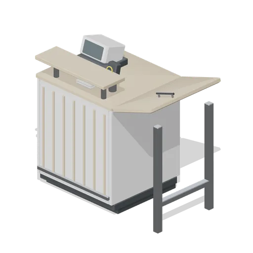 Service drop off counter 1.2 m (Laundromat and Cleaning Services)