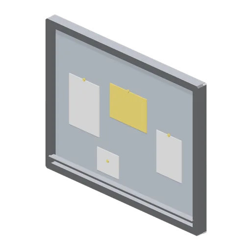 Framed notice board (Laundromat and Cleaning Services)