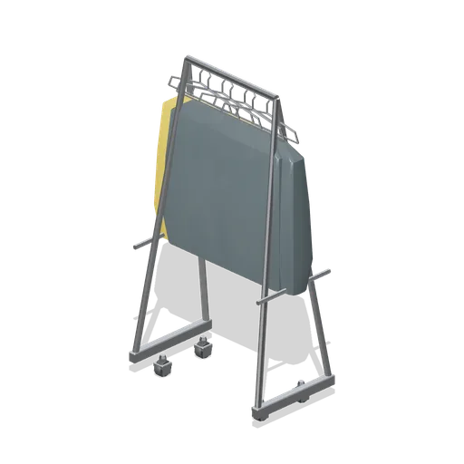 Wrapped garment A frame (Laundrette and Cleaning Services)