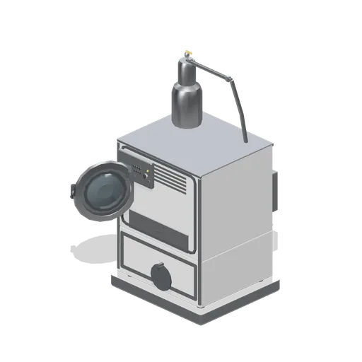 Dry cleaning machine, open door (Laundrette and Cleaning Services)