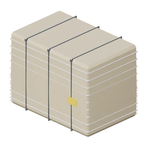 Cardboard bale (Laundrette and Cleaning Services)
