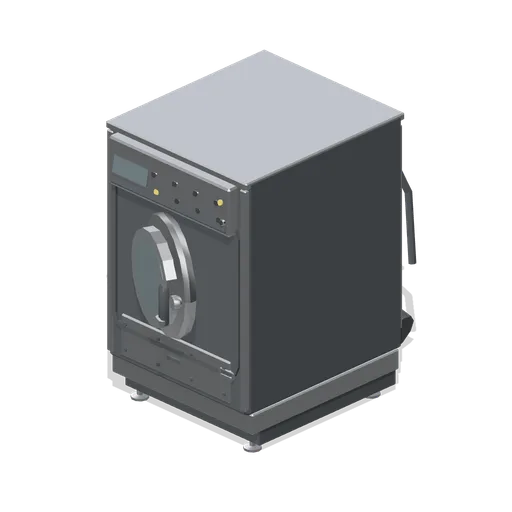 Commercial front load washer 700, graphite (Laundrette and Cleaning Services)