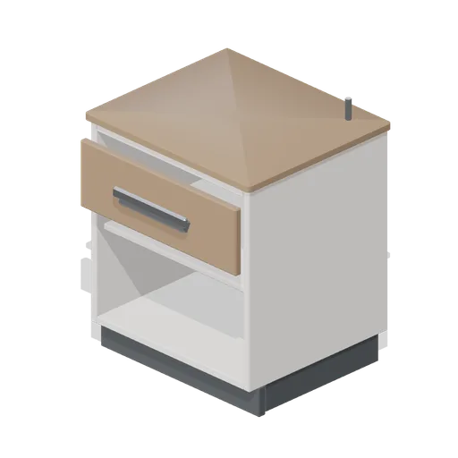 Bedside nightstand (Hotel and Resort Operations)
