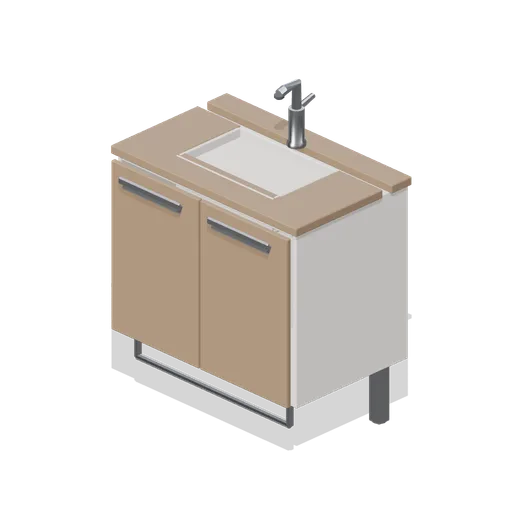 Hotel bathroom vanity unit, 800 (Hotel and Resort Operations)