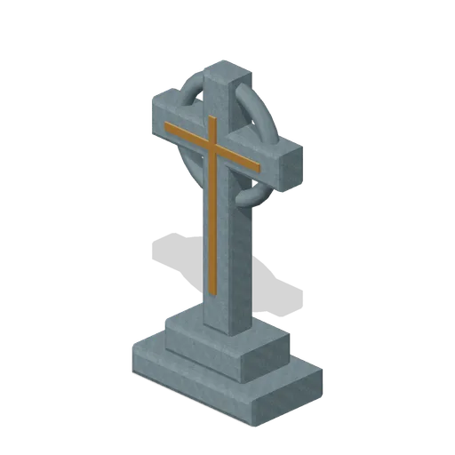 Ringed cross grave marker (Hollowwick Halloween)