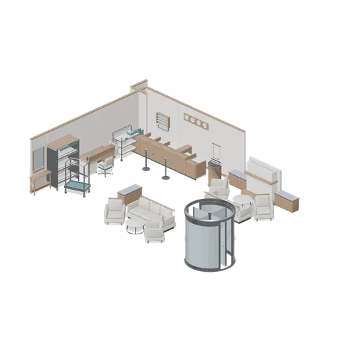 Hotel Lobby with Check-In and Concierge (Hotel and Resort Operations)