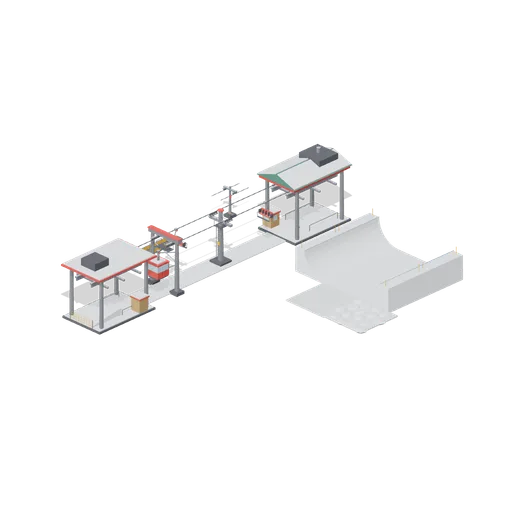Lift Line and Halfpipe Cases (Ski Resort and Snow Park)