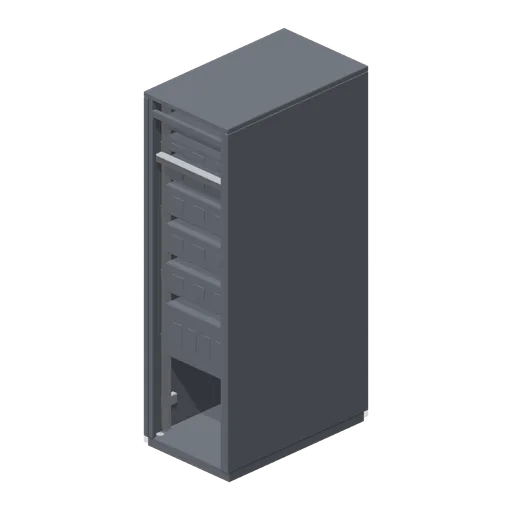 42U server rack, open frame (Office Lobby and Building Facilities)