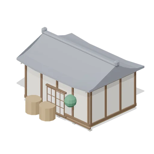 Sake Brewery (Feudal Japan Castle Town)