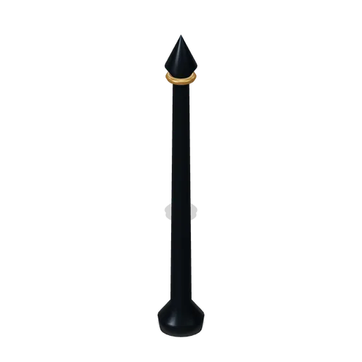 Scrollwork fence terminal (Hollowwick Halloween)