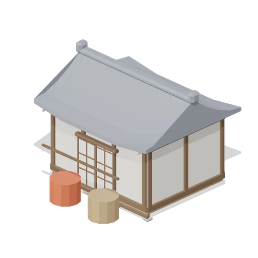 Dye Workshop (Feudal Japan Castle Town)