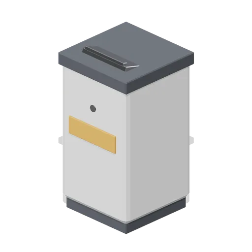 Confidential waste console (Office Lobby and Building Facilities)
