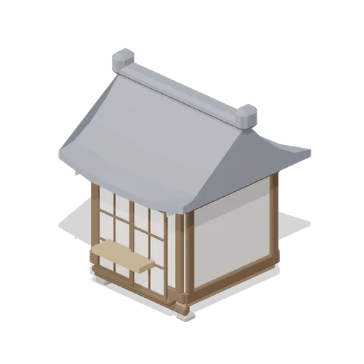 Ferry Ticket Hut (Feudal Japan Castle Town)
