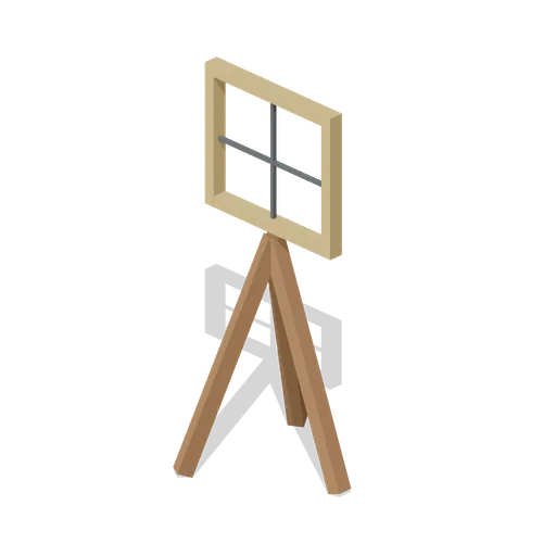 Tidal astronomical sighting frame