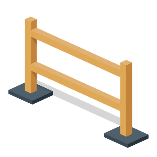 Heavy pedestrian barrier (Factory Conveyor Network)