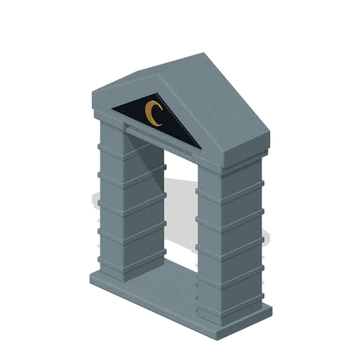 Open mausoleum portal (Hollowwick Halloween)