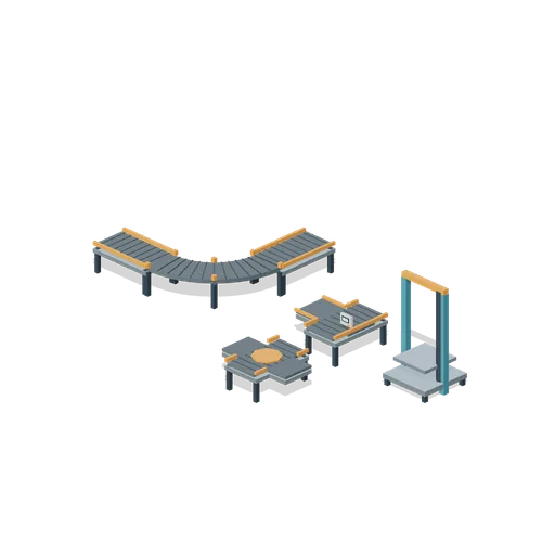 Conveyor connection examples (Factory Conveyor Network)