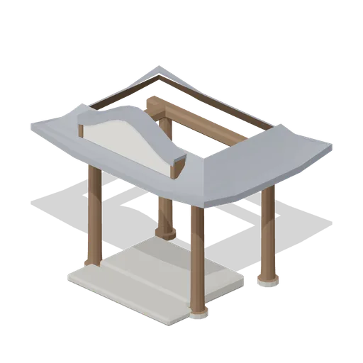 Keep Entrance Porch (Feudal Japan Castle Town)