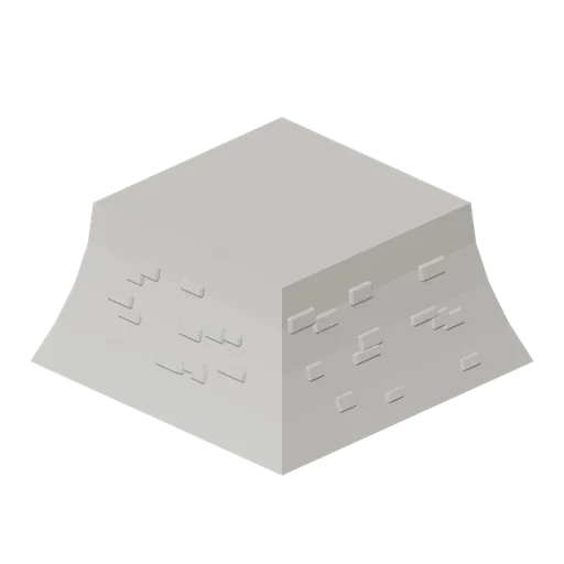 Stone Base Tower Platform (Feudal Japan Castle Town)