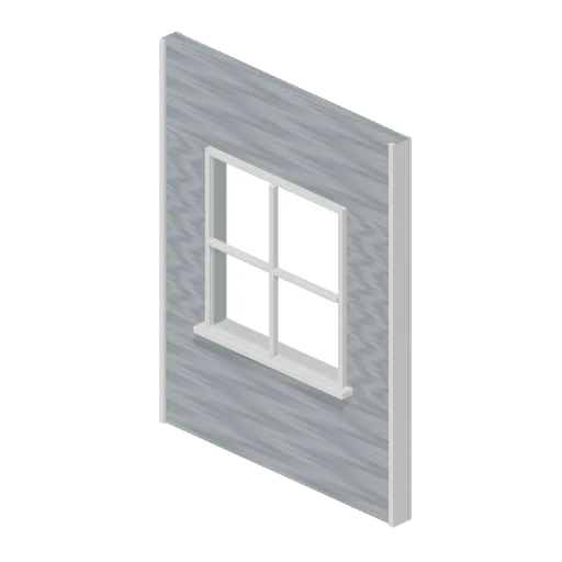 Divided house window (Haunted House and Ghost Hunting Kit)