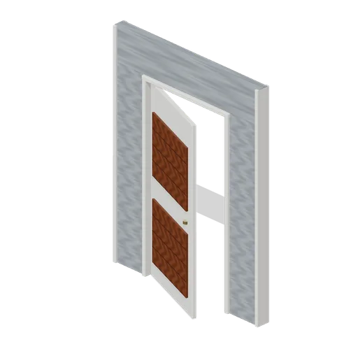 Front door wall (Haunted House and Ghost Hunting Kit)