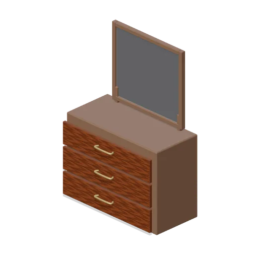 Dresser with mirror (Haunted House and Ghost Hunting Kit)