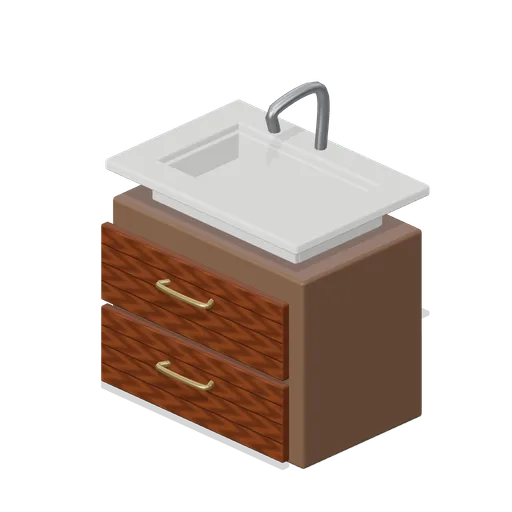 Bathroom sink vanity (Haunted House and Ghost Hunting Kit)