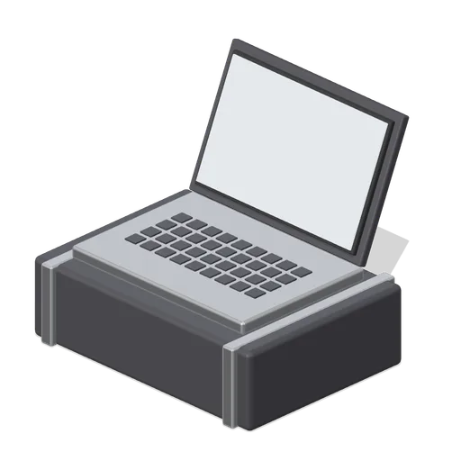 Laptop On Case (Haunted House and Ghost Hunting Kit)