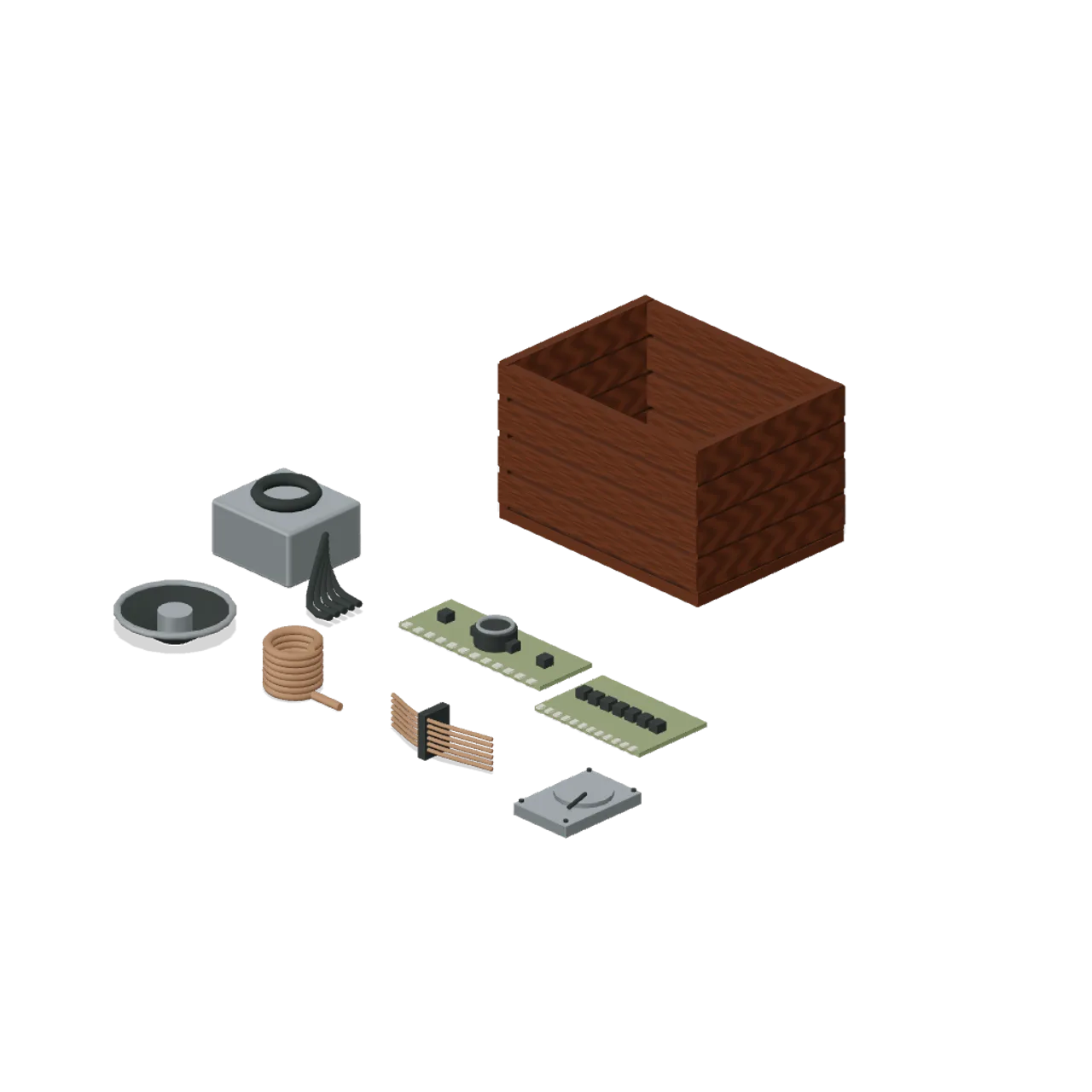 Scavenger’s Loot Library assembled scene