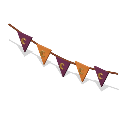 Halloween pennant garland (Hollowwick Halloween)
